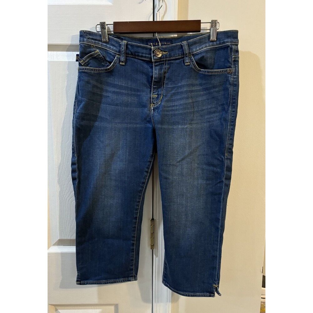 Rock & Republic Roskilde Capri Jeans Women's‎ Sz 14 Mid Rise